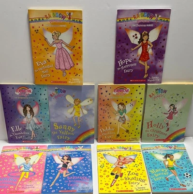 10 Rainbow Magic Fairy Mix Daisy Meadows Variety of Chapter Books  AR 4.1 - 4.8 - Image 1 of 4
