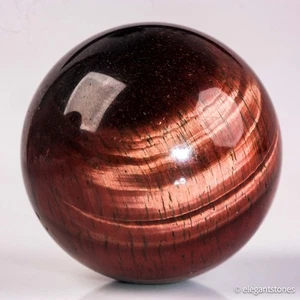Esfera ojo de tigre rojo 53 g33 mm bola de cristal cuarzo natural piedras preciosas curativas chakra - Imagen 1 de 10