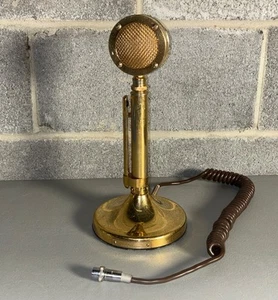 Vintage Astatic D-104 Golden Eagle Desk Microphone - Photo 1/2