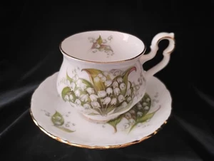 Lilly Of The Valley Teetasse und Untertasse - Bild 1 von 7