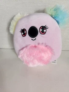 Malvaviscos Koala Rosa Cuerpo Vientre Peluche 5" Peluche Arco Iris Orejas Esponjosas - Imagen 1 de 7
