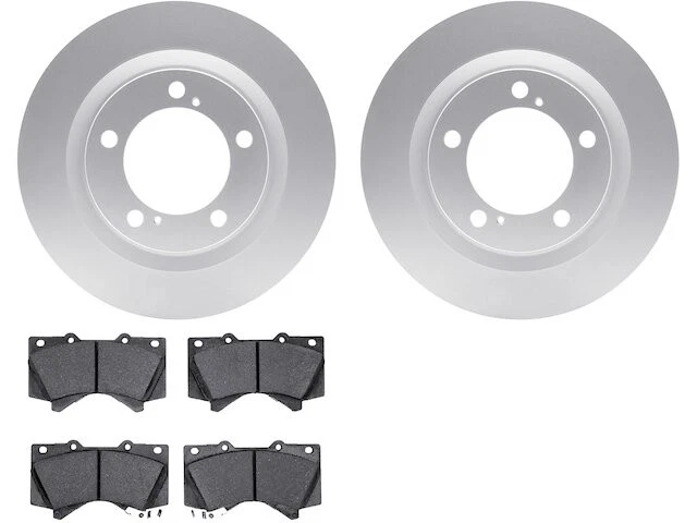 Front Brake Pad and Rotor Kit For 2016-2021 Lexus LX570 2017 2018 2019 WN665GC - Imagem 1 de 1