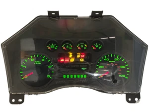 Speedometer Cluster 2008 Ford F250SD/F350SD 110,061 Miles DIESEL Cover Cracked - Bild 1 von 3