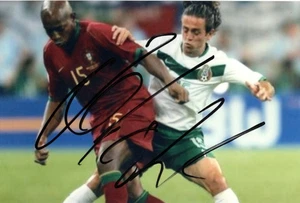 PORTUGAL, FULHAM & WEST HAM: LUIS BOA MORTE SIGNED 6x4 ACTION PHOTO+COA - Picture 1 of 1