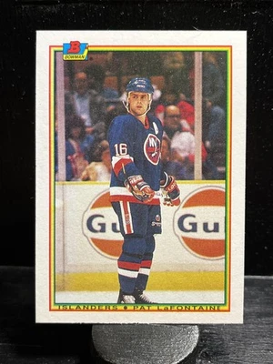 Pat LaFontaine #123 1990-91 Bowman New York Islanders Foto 1 de 2