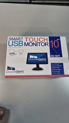 DoubleSight Smart USB Touch Screen LCD Monitor, 10" Screen, Portable No Video... - Image 1 of 3