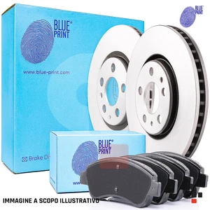 Dischi E Pastiglie Freno Anteriori Blu Print Per SSANGYONG Tivoli 1.2 1.5 1.6 - Imagen 1 de 9
