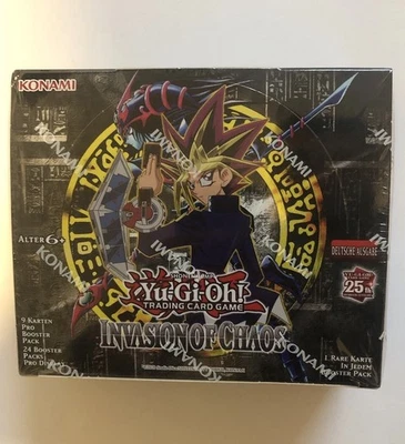 Yu-Gi-Oh! 25th Anniversary Display Invasion Of Chaos Deutsch IOC OVP Sealed - Bild 1 von 4