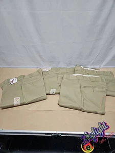 Lot of 4 Dickies Men's 874 Classic Original Fit Uniform Work Pants Khaki Size 30 - Picture 1 of 7