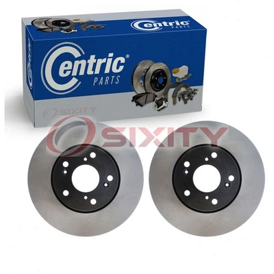 2 rotores de freno de disco delanteros centrados para neumático de freno Honda Civic 2006-2023 yg Foto 1 de 4