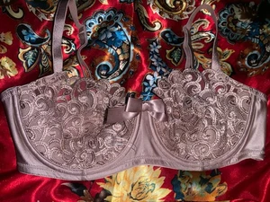 Victoria’s Secret Embroidery Lace Unlined Underwire Bra Size 34D #DISCONTINUED!! - Imagen 1 de 4