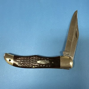 CASE XX - 6165SAB - BONE - FOLDING HUNTER - KNIFE - 1965-1969 - VINTAGE KNIVES - Picture 1 of 10