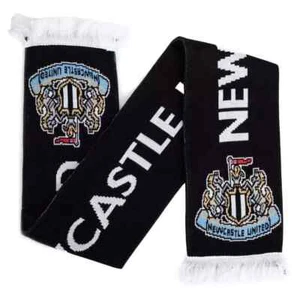 Newcastle United FC Crest Scarf Gift For Fan Supporter New Official Licensed - Picture 1 of 6
