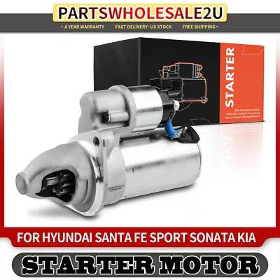 Nuevo motor de arranque para Hyundai Sonata Santa Fe Sport 2.0L 2.4L 1.2KW 12V CW 11T Foto 1 de 4