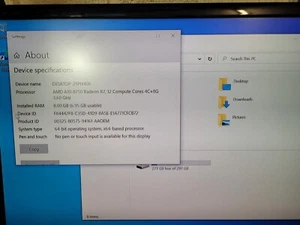 HP Pavilion 550-103na AMD A10-8750 @3.6GHz 8GB RAM 320GB HDD Windows10 Tower PC - Picture 1 of 5
