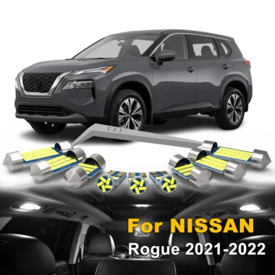 10x Interior LED Light Dome Bulbs For Nissan Rogue 2021-2022 2023 2024 4 Color - Image 1 of 4