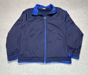 Rawlings Baseball Jacket Mens Medium Full Zip Dark Navy VTG Y2K - Picture 1 of 8