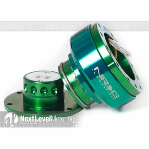 NEW NRG SRK-200GN GREEN UNIVERSAL QUICK RELEASE GEN 2 STEERING WHEEL ADAPTER - Bild 1 von 4