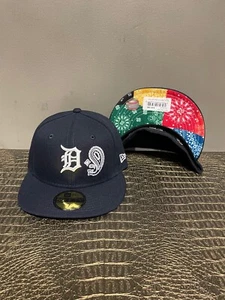 New Era Detroit Tigers OTC Colorful Bandanna 59Fifty Navy Q3 (JUST IN) - Picture 1 of 5
