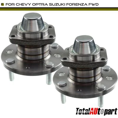 2x Conjunto de cojinete de rueda trasera y buje para Chevrolet Optra Suzuki Reno Verona tracción delantera Foto 1 de 4