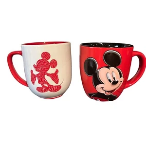 Magical Vintage Pair of Disney Parks Mickey Mouse Mugs - Picture 1 of 7