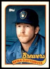 1989 Topps Traded - MINT Bryan Clutterbuck Milwaukee Brewers #21T