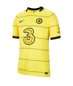 Chelsea FC Nike Jersey Away Breathe Stadium Yellow Premier League Mens Size L - Picture 1 of 3