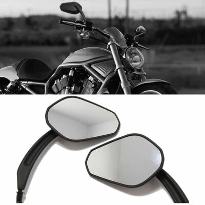Side Mirrors For Harley Davidson Street Glide Road King Softail XL 800 Sportster - Image 1 of 4