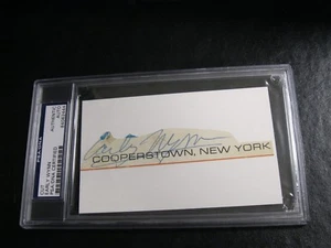Early Wynn Autographed Cooperstown Cut PSA Certified Encapsulated - Picture 1 of 3