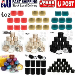 50/100/200ml Empty Tin Jars DIY Candle Making Storage Case Organizer Gift Easter - Picture 1 of 111