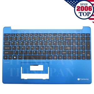 For Gateway GWTN156-1 GWTN156-4 GWTN156-5 GWTN156-7 Blue Palmrest US Keyboard - Foto 1 di 4