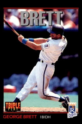1993 Triple Play #214 George Brett Kansas City Royals - Image 1 of 2