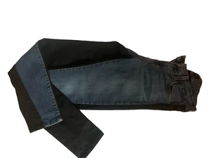 Flying Monkey Junior Slim Jeans Size XS Stretch Blue & Black Premium made in USA - Picture 1 of 11