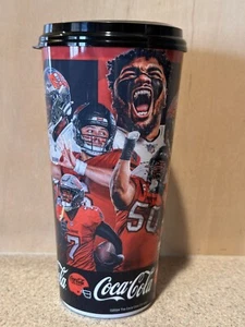 Tampa Bay Buccaneers NFL 24 Oz. Plastic Stadium Drinking Cups W/Lid Pre-Owned - Picture 1 of 7