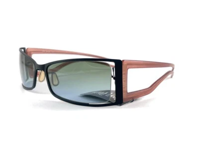 NUEVAS GAFAS DE SOL JEAN PAUL GAULTIER 56 0051 ENVOLVENTES NEGRAS Y MOCA AÑOS 90 Foto 1 de 4