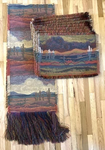 Southwestern Desert Tapestry Fringed Table Runner 60x14 & 11 Placemat Set - Picture 1 of 4