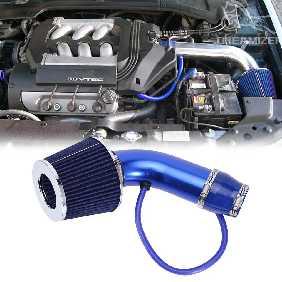 Blue 3" Cold Air Intake Filter Induction Pipe Hose Kit For Acura TL V6 3.2L 3.5L - Image 1 of 4
