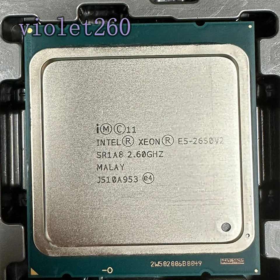 Intel Xeon E5-2650 V2  LGA2011 Server CPU Processor 8 Core 16T SR1A8 2.6Ghz - Image 1 of 1