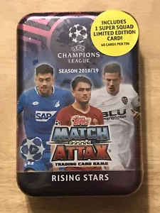 2018-19 Topps UEFA Champions League Soccer Match Attax Rising Stars Tin - Bild 1 von 2