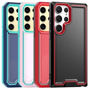 Coque rigide antichoc hybride pour Samsung Galaxy S24 Ultra/S24+/S24 - Photo 1 sur 24