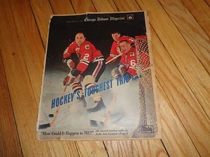 1963 Chicago Tribune Magazine Chicago Blackhawks NHL Hockey Article - Picture 1 of 3