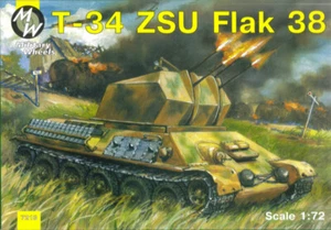 Military Wheels 1/72  T-34 ZSU with Flak38 - Picture 1 of 1