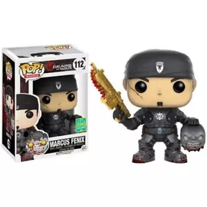 FUNKO POP GAMES GEARS OF WAR #112 MARCUS FENIX w/HEAD (GOLD LANCER) VINYL 🌵💦 - Picture 1 of 11