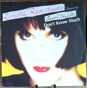 LINDA RONSTADT FEAT. Aaron Neville: Don't Know Much 1980 - UK Import - 7" Vinyl - Bild 1 von 4