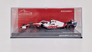 1:43 MINICHAMPS MODELLINO AUTO F1 HAAS VF-22 SCHUMACHER BAHRAIN GP 2022 DIE CAST - Imagen 1 de 12