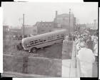 Bus And Truck Collide In New Jersey. Union City, New Jersey: A - 1955 Old Photo