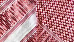 Original Palestine Shemagh Keffiyeh (130 cm X 130cm) - Imagen 1 de 4