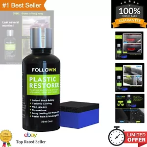 Plastic Restorer for Cars Ceramic Plastic Coating Trim Restore, Resists Water... - Picture 1 of 8
