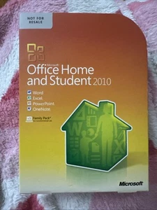 VERY RARE Not For Resale Microsoft Office Home & Student 2010 Family Pack Thin - Picture 1 of 3