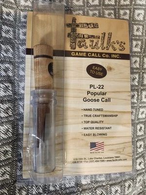 BRAND NEW Faulk's Game Calls Popular GOOSE CALL  PL-22 BROWN  - Image 1 of 2